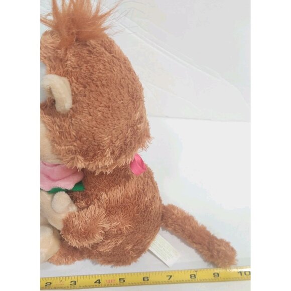 Animated & Singing Valentine Punky Cat Holding A Rose Sound N Light Animatronics - Picture 14 of 14